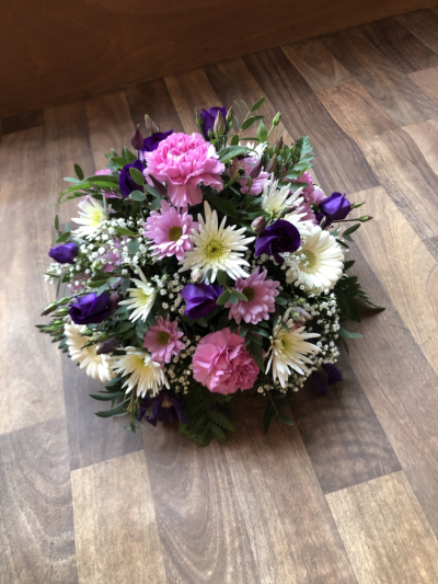 Posy - Posy Arrangement Tribute. Made in Pinks and Creams in seasonal Flowers Posy - Posy Arrangement Tribute. Made in Pinks and Creams in seasonal Flowers
