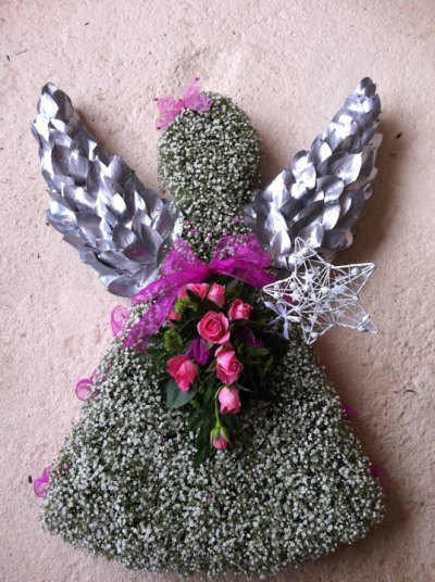 ANGEL - A Beautiful Angel can be finished with your own ideas, including colour choices. Please note 3 days minimum is needed for this Tribute. ANGEL - A Beautiful Angel can be finished with your own ideas, including colour choices. Please note 3 days minimum is needed for this Tribute.