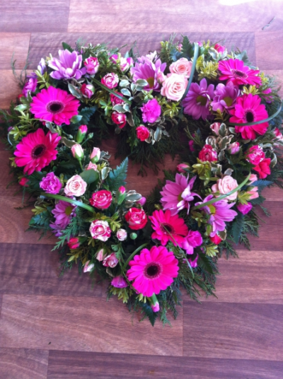 Pink Open Heart - Beautiful Textured Pink Open Heart Tribute Pink Open Heart - Beautiful Textured Pink Open Heart Tribute